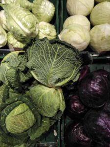 verschiedene Kohlsorten